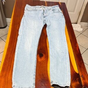 Zara Men's Slim Jeans in Light Blue H10